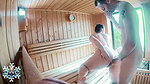Billy Stone Geiler fick und spermatausch in der Sauna AnjaAmelia