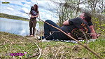 DieEinhornWG Amateur Milf fickt und abspritzt im Mund am See Mona aus der Einhorn