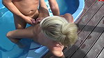 Dirty Tina Outdoor im Jacuzzi gefickt