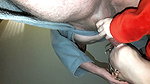 EstefaniaErotica Der gluckliche rentner Opas schwanz wird geblasen und von der privaten krankenschwester abgemolken