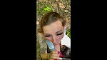 Fick Peterle Bester Outdoor Blowjob im Wald