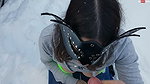 Fickmaus21 Outdoor bei minus 15 grad Eier leer gesaugt