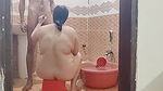 step mom and step son in shower