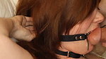 GamerGirlRoxy Offener mund spinnenknebel blowjobj mit Leine