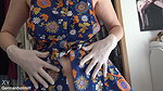 GermanHotMilf blowjob in der Nylonschurze