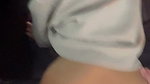 GraceWearsLace Car Fuck in Parking wearing Sweatshirt and Red Lingeries