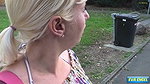 Jana Schwarz LKW Fahrer fickt mich ohne gummi auf dem Parkplatz