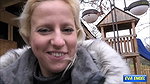 Jana Schwarz Outdoor Creampie mitten in Dresden