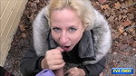 Jana Schwarz Outdoor Creampie mitten in Dresden