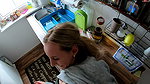 Kathybunny18 Userwunsch in der Kuche mit Tittenbesamung Part 1