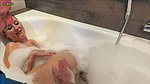 KatiFrench Milf im Schaumbad FREMD GEFICKT Spermafresse beim Stammtisch ihres Mannes