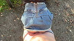 LeahSnuSnu Rockchen hoch Schwanz rein Outdoor Quickie beim Fahrrad fahren