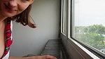 LenaBlush OMG DIE SEHEN MICH Fenster Fick bis zum Hammer Orgasmus
