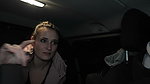 Melina May Nachts im Bus auf der Ruckbank auf Dem parkplatz gefickt