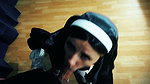 Mineaxx Versaute nonne wird mit halsfick und hartem analfick bestraft halloween video 2024