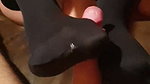 kinkycouple2500 Er bekommt Footjob mit mir in sexy Dessous