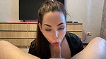 mirallise Sanfter blowjob mit rotem lippenstift