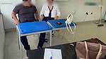 ! at school with two very students!