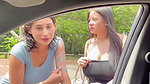 A COUPLE OF GIRLS TAKE A TAXI AND DECIDE TO FUCK THE DRIVER!