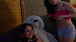 a CRAZY CLOWN FUCKS my STEPSISTER without me noticing