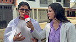 A Sexy Reporter Gets a Hard Fuck for Breaking the News!