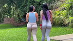 After exercising I give my ass to my boyfriend and go with my friend
