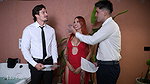 An interview ends with a threesome with two cocks in my pussy – Andrea Castro, Papi Rodriguez & Joe Dimarco