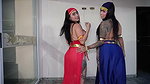 ARAB TWINS GIVE EACH OTHER BUTT TO A BLACK XXX