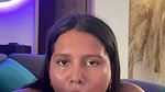 Beautiful Colombian Brunette Sucking a Thick Cock