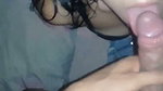 Beautiful Slut Girlfriend Giving A Blowjob