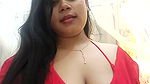 Busty Girl Amesha Show Her Curves And Big Boobs