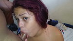 black boy eats the pussy of married cheating wife and creampies her with a lot of cum