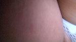 black boy puts the thong aside and eats the pussy of my wife before fucking her and creampying her deep inside