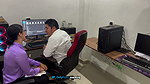 Boss fucks his employee secretary is dominated, fucked hard, squirt on the boss’s face!