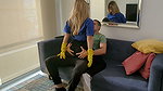 Boss gets fucked by the cleaning Latina girl