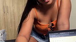 breaks into her room and does not let him study