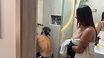 Busty babe asks the neighbor with the biggest dick on the block to help her fix her shower