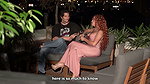 Busty Colombian babe arrives on a trip and decides to share a room with a stranger at the hotel