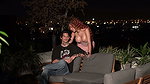 Busty Colombian babe arrives on a trip and decides to share a room with a stranger at the hotel