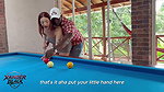 Busty Latina with a huge ass fucks a BBC on the pool table – Devil Khloe