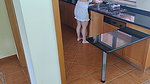 Busty step mother is fucked while cleaning the dishes machine