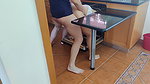 Busty step mother is fucked while cleaning the dishes machine