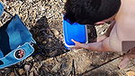 Camping with stepmother in the woods