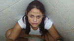 cheating gf used as a cum dumpster peeing her mouth and humiliating her