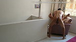 cheating wife getting fucked in the living room by meighbor while cuckold watches and doesn’t matter that windows are opened