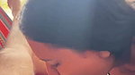 Colombian amateur takes her boyfriend’s cock out in public and sucks it until he cums