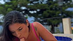 Colombian big ass busts her ass with a dildo in the jacuzzi
