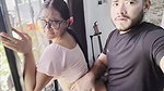 Colombian stepsister wanted me to fuck her next to the window so that the neighbors would look at her REDPO