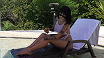 Colombian Woman Convinces Her Butler to Fuck Her in the Pool – Luna Vitaler & Danner Mendez