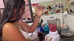 Crazy Bitch Takes My Semen to Make Her Smoothie in the Morning